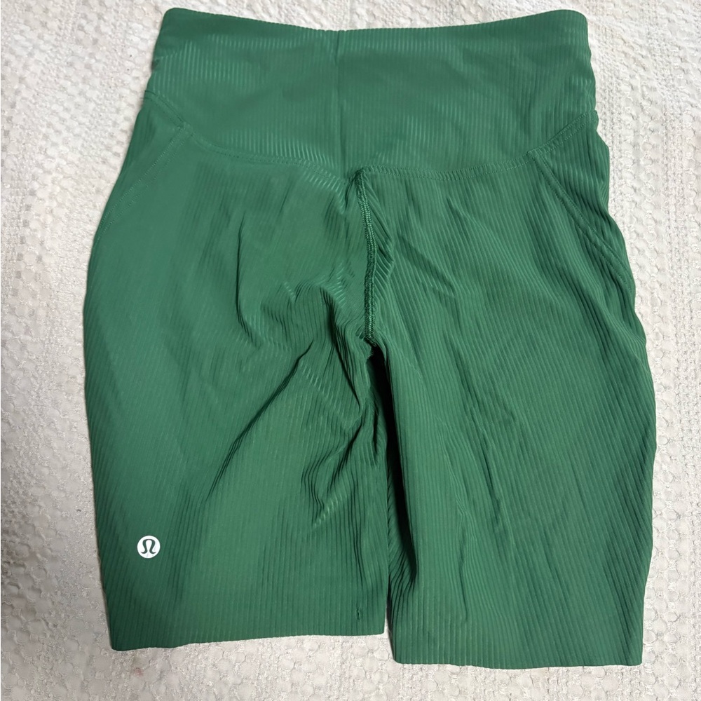 lululemon athletica Forest Green Bike Shorts